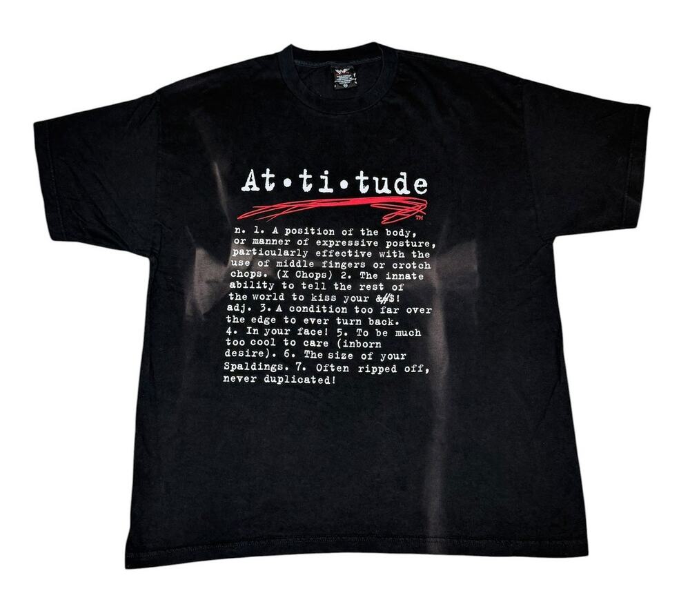 Vintage 90s WWF Attitude Era Get It? T-Shirt